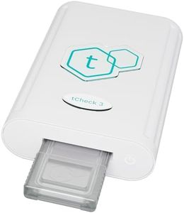 tCheck 3 Portable Potency Tester with Reusable Tray | UV Spectrometer for Fast & Accurate Potency Testing - Hemp & Herbal Detection Kit for Infusions, Edibles, Flowers, Concentrates & Oils White