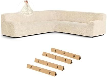 PAULATO BY GA.I.CO. Large Corner Slipcover with 4 Extra Cardboards for Snug Fit