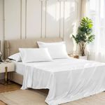 T Tersely 4 Piece Satin Sheets Quee