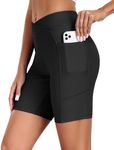 Ekouaer Women's Long Swimming Shorts Sport Swim