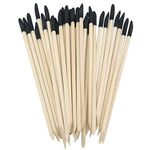 Sanding Sticks DGBRSM 30pcs Black 37mm Matchsticks Double-Side Slanted Sanding Twigs Fine Detailing Sanding Sticks for Plastic Models Wood Hobby