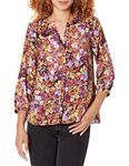 NYDJ Women's Pintuck Blouse, Harpeth Hills, XS