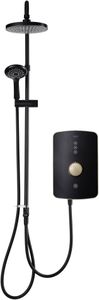 Triton Amala 9.5kW Electric Shower – Black Brass Finish