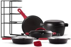 Cast Iron 17-Piece Preseasoned Cook