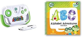LeapFrog LeapLand Adventures, Kids Game Console, Educational Games Console with 150+ Learning Activities & 460603 Alphabet Adventures Activity Book 3D, Multicoloured