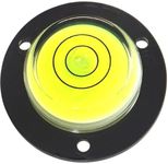 AASONS Spirit Level Bullseye Micro Button Level With Base Diameter 50mm (Pack Of 1)