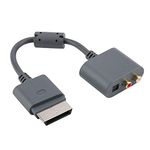 Optical Audio Adapter, New Optical Audio Adapter Conversion Cable for Xbox 360 and Xbox 360 Slim