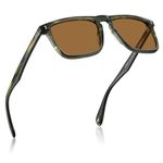 CARFIA Retro Polarised Mens Sunglasses UV400 Protection for Outdoors Acetate Frame