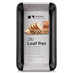 Wrenbury Pro 2lb Bread Tin with 10-Year Guarantee - Perfect Loaf Tin 1kg for Delicious Banana and Lemon Drizzle Cake and More - Large 2 lb Deep Air Fryer Loaf Pan