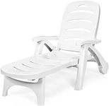 Folding Lounger Chaise Chair on Whe