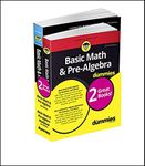 Basic Math & Pre-Algebra For Dummies Book + Workbook Bundle