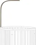 Stokke Sleepi Drape Rod, Hazy Grey - Made from Solid Beech Wood - Easy to Install & Clean - Compatible Sleepi Crib/Bed & Mini