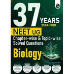 PW 37 Years NEET Previous Year Solved Question Papers Biology PYQs Chapterwise Topicwise Solutions For NEET Exam 2025 with Newly Added Topics