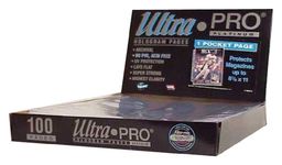 Ultra Pro 1 Pocket (Magazines) Pages (100 Pages) - 11 X 8 1/2, Clear (UP211D)