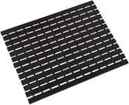 Eurotex Shower Mat Anti Slip for Shower, Kitchen, Wet Area, Laundry Room (Black 61cm x 45cm)