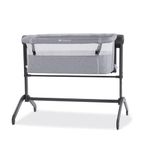 StarAndDaisy 3 in 1 Baby Crib Cradle for Baby/Infants with Height Adjustments, Breathable Net, Adjustable Portable Crib for Infant/Baby with Detachable Mosquito net (KK-Grey)