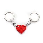 KINBOM Heart Keychain Set, Red Hear