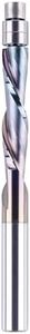 SpeTool 2PCS Downcut Spiral Flush Trim Router bit 1/4" Shank 1-1/8" Cutting Length with Extra Long Life TAC Coated, Solid Carbide Flush Trim Bits Bottom Bearing for Woodworking Trimming