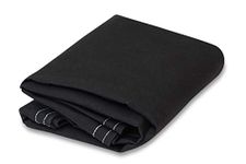 Extra Heavy Duty Waterproof Iron Horse Canvas Tarp by CCS CHICAGO CANVAS & SUPPLY – Extra Durable Multipurpose Tarp Cover with Rustproof Grommets for Industrial & Commercial Use, Black, 5 by 7 Feet