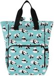 ALAZA Baby Changing Bag Backpack, Nappy Changing Bags Cute Panda Multi-Functional Diaper Bag Tote Large Capacity Mum Dad Backpack