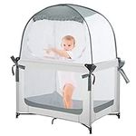 L RUNNZER Baby Pack N Play Tent, Sa