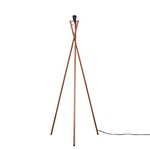 Modern Copper Metal Tripod Floor Lamp Base