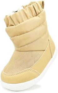 iSusuJo Baby Snow Winter Boots for Toddler Boy Girl Camel Size 18-24 Months