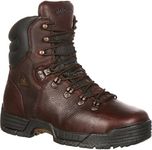 Rocky Men's Mobilite Eight Inch Steel Toe Work Boot,Brown,10.5 M US