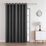 Joydeco Custom Size Blackout Curtains Bedroom, Black Out Curtain Thermal Insulated Eyelet Top for Room Darkening, Curtains & Drapes Window Treatments Blinds for Living Room Nursery