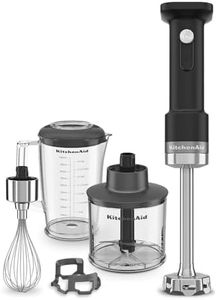 KitchenAid GO - CORDLESS HAND BLENDER PLUS ACCESSORIES WITHOUT BATTERY - 5KHBRV05BM