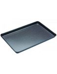 MasterClass Crusty Bake Baking Tray, Non Stick Oven tray, Cookie Sheet, Perforated Holes for Ultimate Crisp, Ultra Double Layer, 20-Year Guarantee, 39x27cm, Grey