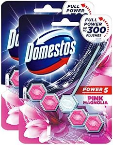 Domestos Power 5 Toilet Blocks 55g Pack of 2 Pink
