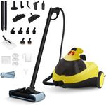 Potlimepan 1500W Multipurpose Steam Cleaner, 1.5L Steam Cleaner for Home with 25 Accessories, 16.4ft Power Cord Portable Steamer, Fast Heat-up for Chemical Free Cleaning for Carpet Floors Windows Cars