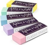 Ashton and Wright - Classic Eraser - Latex Free Plastic Rubber - Pack of 5 Pastel