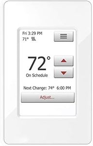 Warmly Yours UDG4-4999 nSpire Touch Thermostat Programmable Class A GFCI with Floor Sensor White