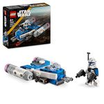 LEGO Star Wars Captain Rex Y-Wing Microfighter, Collectible The Clone Wars Starship Vehicle Toy with a Character Minifigure for 6 Plus Year Old Boys & Girls, Fantasy Gift Idea for Kids 75391