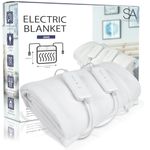 SA Products Electric Heated Blanket | Electric Blanket, Detachable Remote & 3 Heat Settings | Auto Shutoff, King Electric Blanket, Machine Washable Heated Blankets 137x165cm