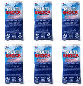 6 Pack of Multi-Shock by Pool Supplies Canada (450 g)
