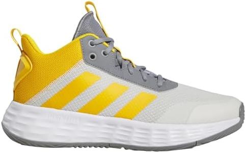 adidas Ownthegame 2.0, Zapatillas de Baloncesto Hombre, Orbit Grey Crew Yellow Grey Three, 43 1/3 EU