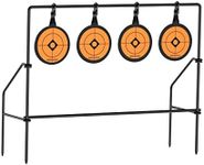 Ideagle BB Gun Targets for Backyard, Heavy Metal Auto Spinning Targets for Shooting, Airsoft Target Pellet Gun Targets for .177 .20 Caliber