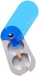 EQUADOSE Pill Splitter with Precision Aluminum Blades, Safely and Cleanly Cuts Small and Large Tablets, Vitamins, and Pills, Easy Tablet Divider for Accurate Medication Dosing