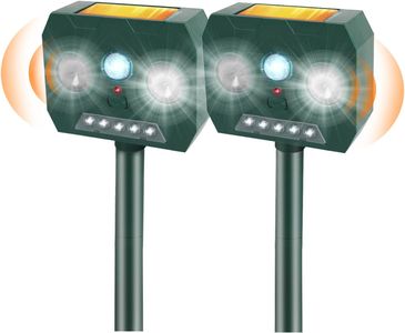 Zucklight Solar Cat Repellent – Ultrasonic Outdoor Animal Deterrent