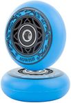 AOWISH 2-Pack Mini Ripstik Wheels 68mm Ripster Wheels 90A Ripstick DLX Mini Caster Board Replacement Wheel with Bearings ABEC-9 (Blue)