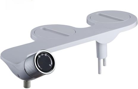 Bayleef Toilet Bidet Seat Attachment Cold Water Spray Double Nozzle Non Electric SprayerNon Electric Toilet Attachment Adjustable Spray Pressure Easy DIY Installation