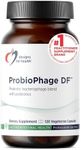 Designs for Health Probiophage DF - Bacteriophage Prebiotic + Probiotic Supplement - Probiotics for Digestion + Immune Support - Dairy Free Pre and Pro Biotics in Delayed Release Capsules (120 Count)
