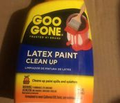 Latex Paint clean up Goo Gone 24 oz Spills Splatters surface safe Spray cleaner