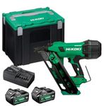 Hikoki NR1890DCAJPZ 18V Cordless Brushless 90mm First Fix 2nd Generation Framing Nailer with 2 x 5.0Ah Batteries, Charger & Case