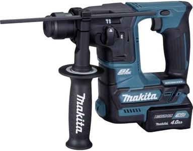 Makita HR166DSMJ 12V Max Li-Ion CXT Brushless Rotary Hammer complete with 2 x 4.0 Ah Li-Ion Batteries And Charger Supplied In A Makpac Case, Blue