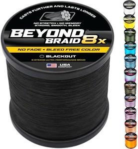 Beyond Braid Braided Fishing Line - Blackout 8X - No Fade/300Yards/30LB