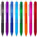 8 Pack Retractable Erasable Gel Pen